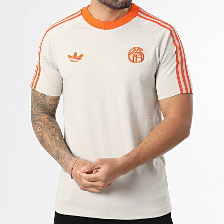 Adidas Originals - Tee Shirt A Bandes Bayern Munich Originals JZ2731 Beige Orange