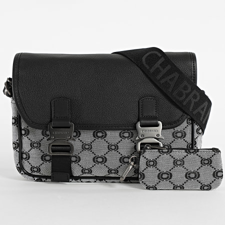 Chabrand - Sacoche Icône Toile Gris Noir