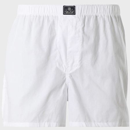 Polo Ralph Lauren - Lot De 3 Caleçons A Rayures Blanc Bleu