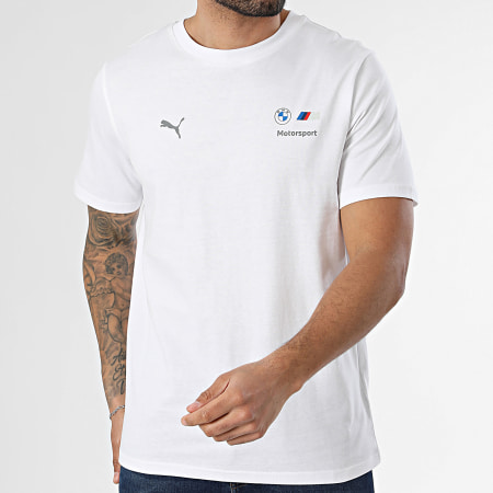 Puma - T-Shirt BMW Motorsport Essential Logo 634897 Wit