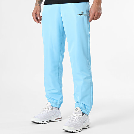 Sergio Tacchini - Ensemble De Survêtement Leone Carson 41237 40850 Noir Bleu Clair