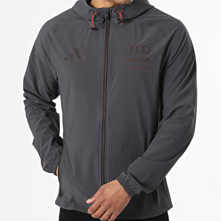 Adidas Sportswear - Veste Capuche Zippée Audi Revolut F1 KR4090 Gris Anthracite