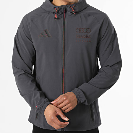 Adidas Sportswear - Veste Capuche Zippée Audi Revolut F1 KR4090 Gris Anthracite