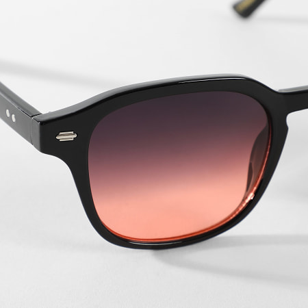 LBO - Lunettes De Soleil Noir Rouge Dégradé