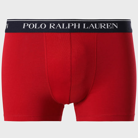 Polo Ralph Lauren - Lot De 3 Boxers Bleu Marine Vert Kaki Rouge