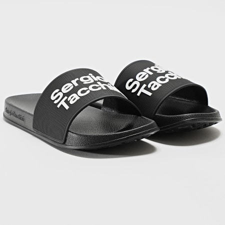 Sergio Tacchini - Claquettes Isola STM619004 Black White