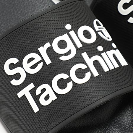 Sergio Tacchini - Claquettes Isola STM619004 Black White