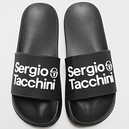 Sergio Tacchini - Claquettes Isola STM619004 Black White