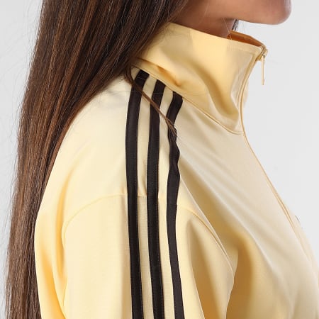 Adidas Originals - Veste Zippée A Bandes Loose Fit Femme FB KU8124 Jaune