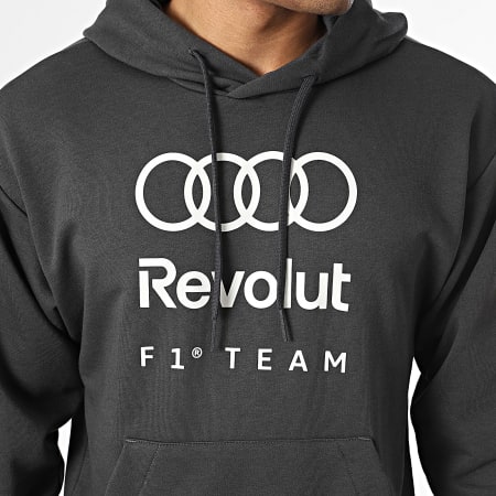 Adidas Sportswear - Sweat Capuche A Bandes Audi Revolut F1 KE6787 Gris Anthracite