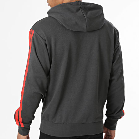 Adidas Sportswear - Sweat Capuche A Bandes Audi Revolut F1 KE6787 Gris Anthracite