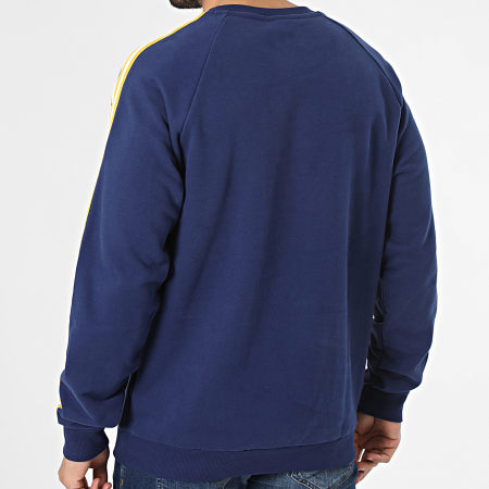Adidas Originals - Sweat Crewneck A Bandes Real Madrid Originals KE3847 Bleu Marine