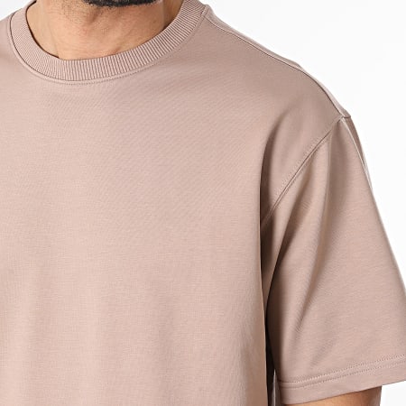 Classic Series - Completo T-Shirt E Pantaloncino Da Jogging 706 Beige Scuro