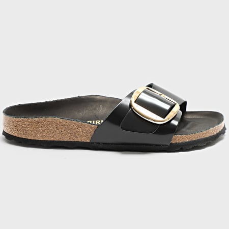 BIRKENSTOCK - Sandales Femme Madrid Big Buckle High-Shine Black