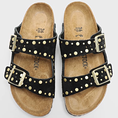 BIRKENSTOCK - Sandales Femme Arizona Rivet Border Black