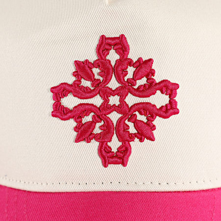 Sixth June - Casquette M25914JAC Beige Rose Fuchsia
