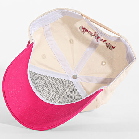 Sixth June - Casquette M25914JAC Beige Rose Fuchsia