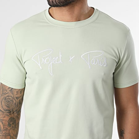PXP - Ensemble Tee Shirt Et Short Jogging 1910076 2340014 Vert Clair