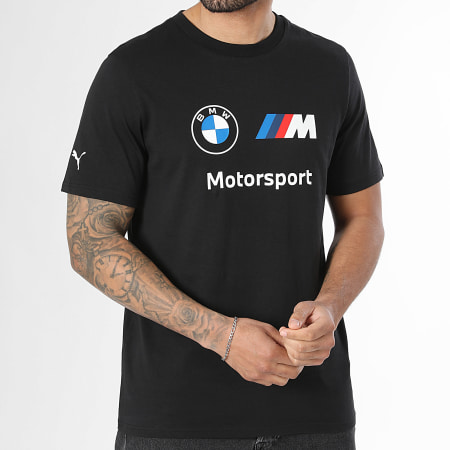 Puma - Camiseta BMW MMS Essential Logo 635430 Negro