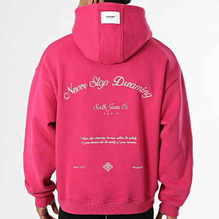 Sixth June - Sudadera con capucha M12944KSW Rosa Fucsia