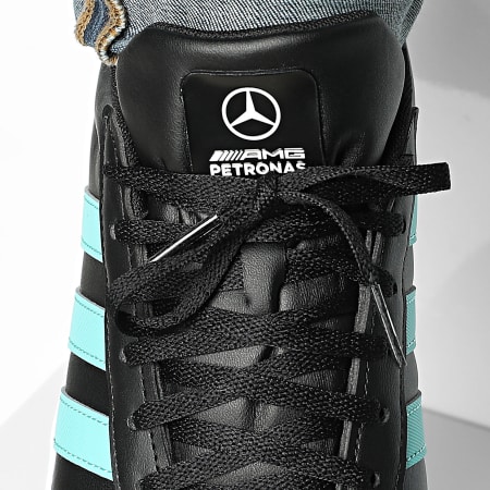 Adidas Performance - Zapatillas VL Court Mercedes KI6077 Core Black Semi Mint Rush Footwear White