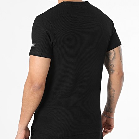 Deeluxe - Conjunto Camiseta Y Pantalón Corto Cargo Waffle Mckay Hobart 05T1057M T757M Negro