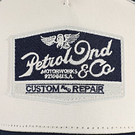 Classic Series - Cappellino Trucker M-1060-CAP822 Blu Marino Beige Chiaro