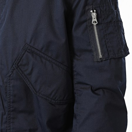 Schott NYC - Jacket Zip Cabart Navy Blue - Ryses