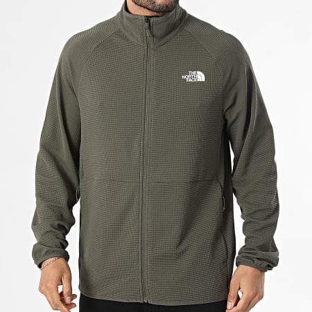 The North Face - Jas Met Rits Wafel Kecha A8G0W Kaki Groen