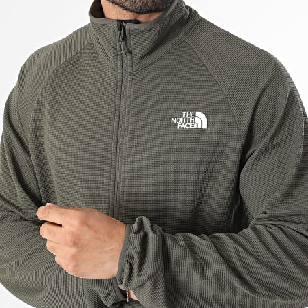 The North Face - Jas Met Rits Wafel Kecha A8G0W Kaki Groen