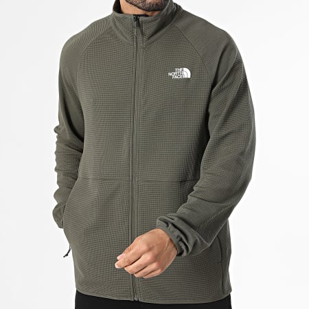 The North Face - Jas Met Rits Wafel Kecha A8G0W Kaki Groen
