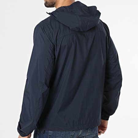 Tommy Jeans - Coupe-Vent Capuche Zippé Outdoor 3112 Bleu Marine