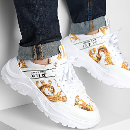 Versace Jeans Couture - Baskets Fondo Speedtrack YA3SC2-ZPB72 White Renaissance