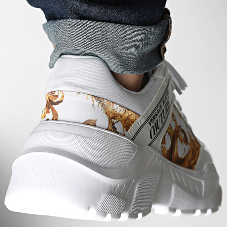 Versace Jeans Couture - Baskets Fondo Speedtrack YA3SC2-ZPB72 White Renaissance