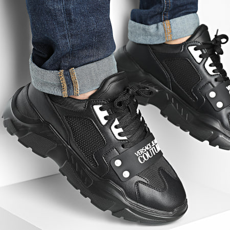 Versace Jeans Couture - Zapatillas Fondo Speedtrack YA3SC4-ZSE20 Negro Blanco