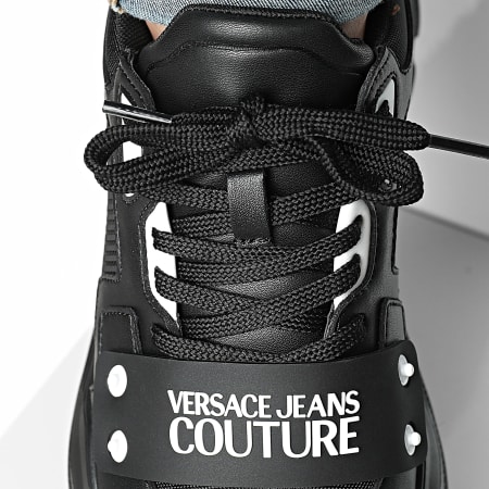 Versace Jeans Couture - Zapatillas Fondo Speedtrack YA3SC4-ZSE20 Negro Blanco