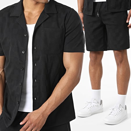 Classic Series - Ensemble Chemise Manches Courtes Et Short Jogging 309 Noir