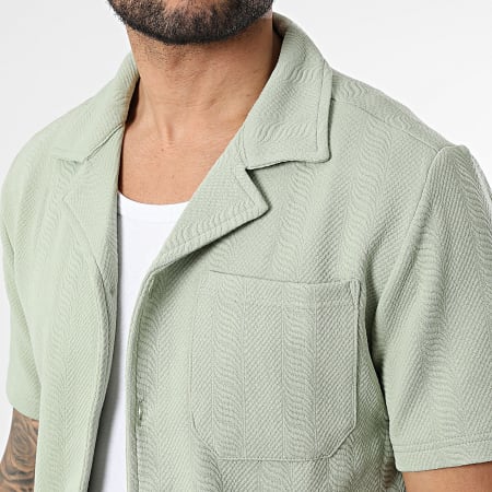 Classic Series - Ensemble Chemise Manches Courtes Et Short Jogging 300 Vert Clair