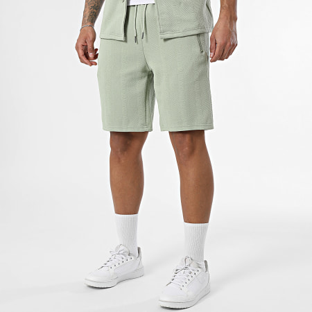 Classic Series - Ensemble Chemise Manches Courtes Et Short Jogging 300 Vert Clair