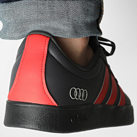 Adidas Sportswear - Baskets VL Court Audi Revolut KI6080 Utility Black Hi-Res Red Chalk Pearl
