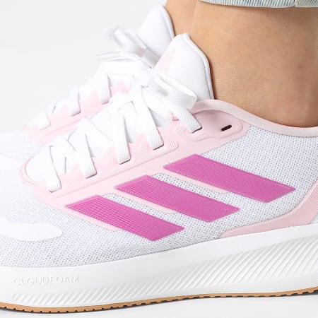 Adidas Sportswear - Baskets Femme Runfalcon 5 J JP9396 Cloud White Clear Pink Gum