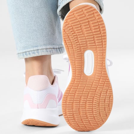 Adidas Sportswear - Baskets Femme Runfalcon 5 J JP9396 Cloud White Clear Pink Gum
