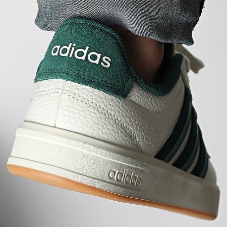 Adidas Sportswear - Baskets Grand Court 3.0 JQ7294 Core White Aurora Ivy Semi Court Green