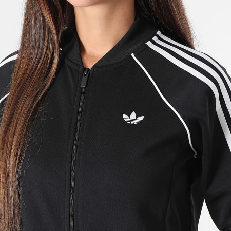 Adidas Originals - Veste Zippée A Bandes Femme SST TT KD7986 Noir