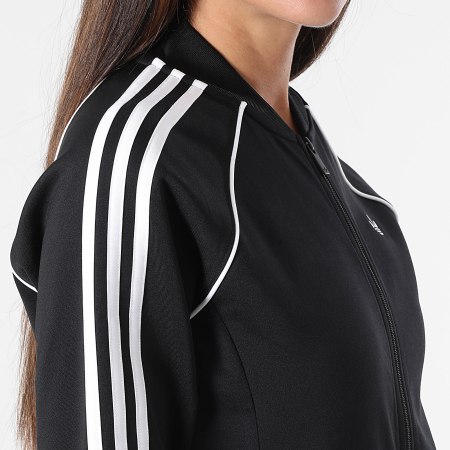Adidas Originals - Veste Zippée A Bandes Femme SST TT KD7986 Noir