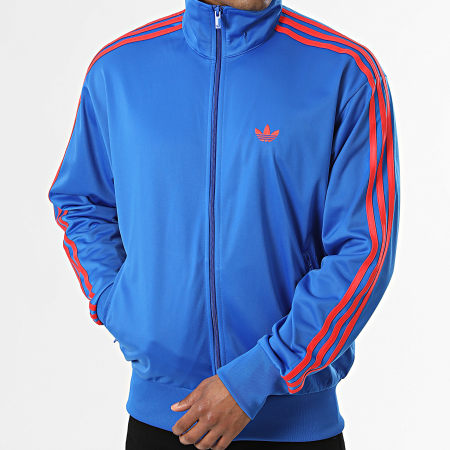 Adidas Originals - Veste Zippée A Bandes Firebird KD8310 Bleu Roi