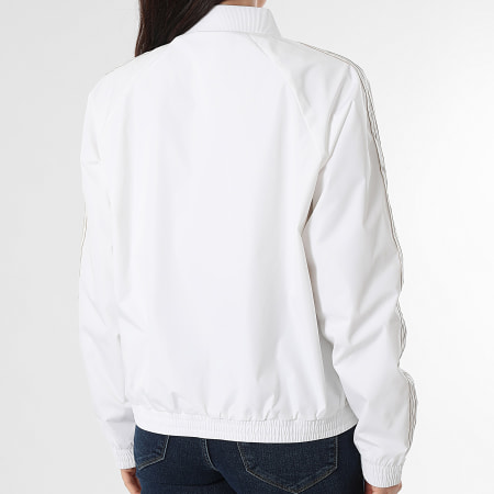 Adidas Originals - Veste Zippée A Bandes Femme SST KE2414 Beige Clair Doré