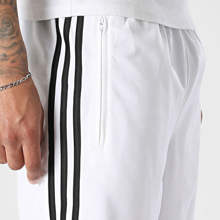 Adidas Originals - Short Jogging A Bandes Firebird KE1378 Blanc Noir