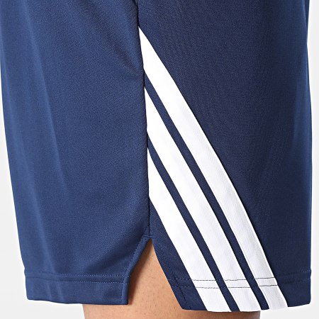 Adidas Sportswear - Short Jogging A Bandes 3 Stripes JN4737 Bleu Marine