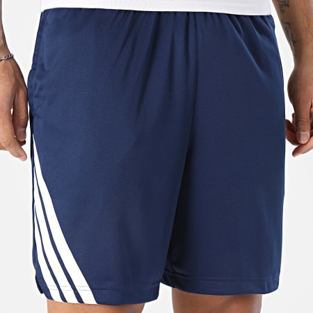 Adidas Sportswear - Short Jogging A Bandes 3 Stripes JN4737 Bleu Marine